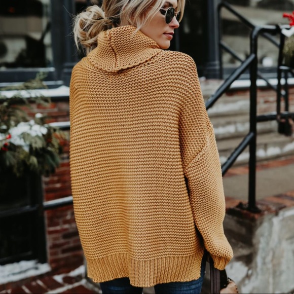 Turtleneck chunky sweater - Picture 3 of 5